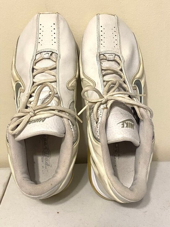 VTG Nike Airmax Super Bad 2006 White/White Sneakers 314769-101 Mens Size 11.5‎ main image 7